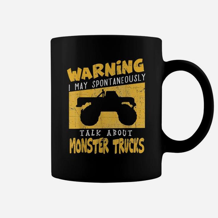 Monster Truck T Shirt Gift For Big Trucks Crushing Car Fans Coffee Mug