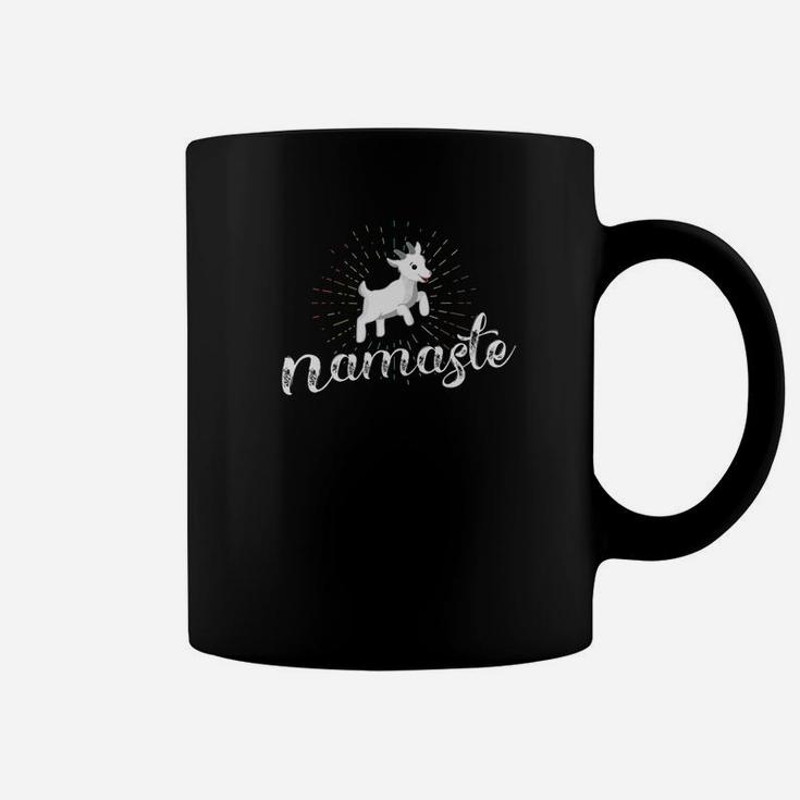 Namaste Goat Yoga Women Savasana Farm Class Gift Coffee Mug