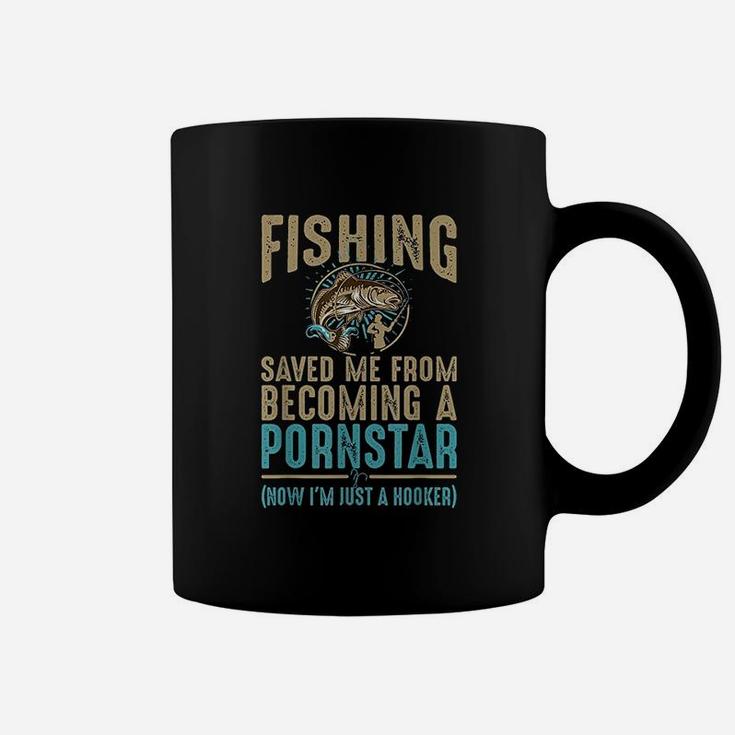 Now I Am Just A Hooker Dirty Fishing Humor Quote Coffee Mug
