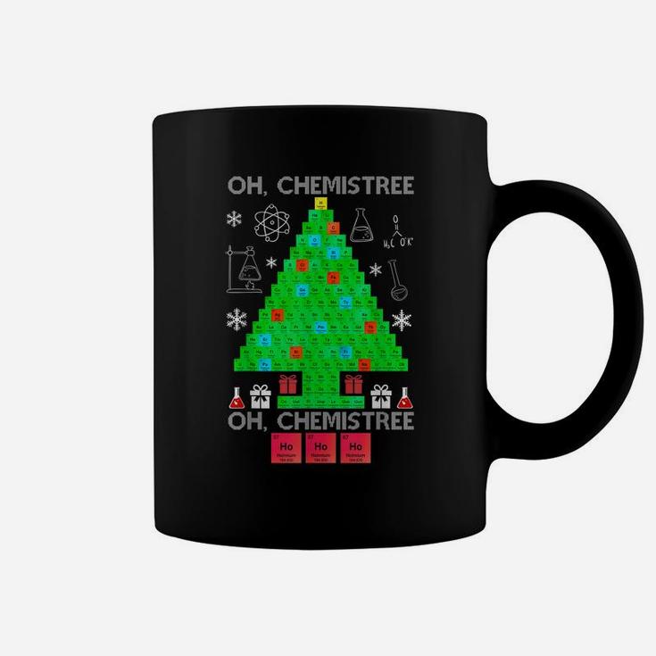 Oh Chemist Tree Chemistree Funny Science Chemistry Christmas Coffee Mug