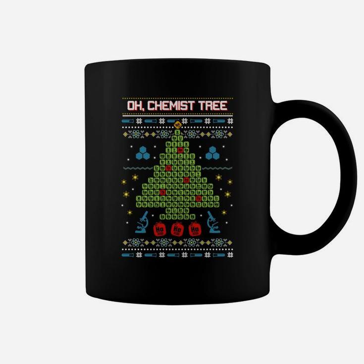 Oh, Chemistree, Chemist Tree - Ugly Chemistry Christmas Sweatshirt Coffee Mug