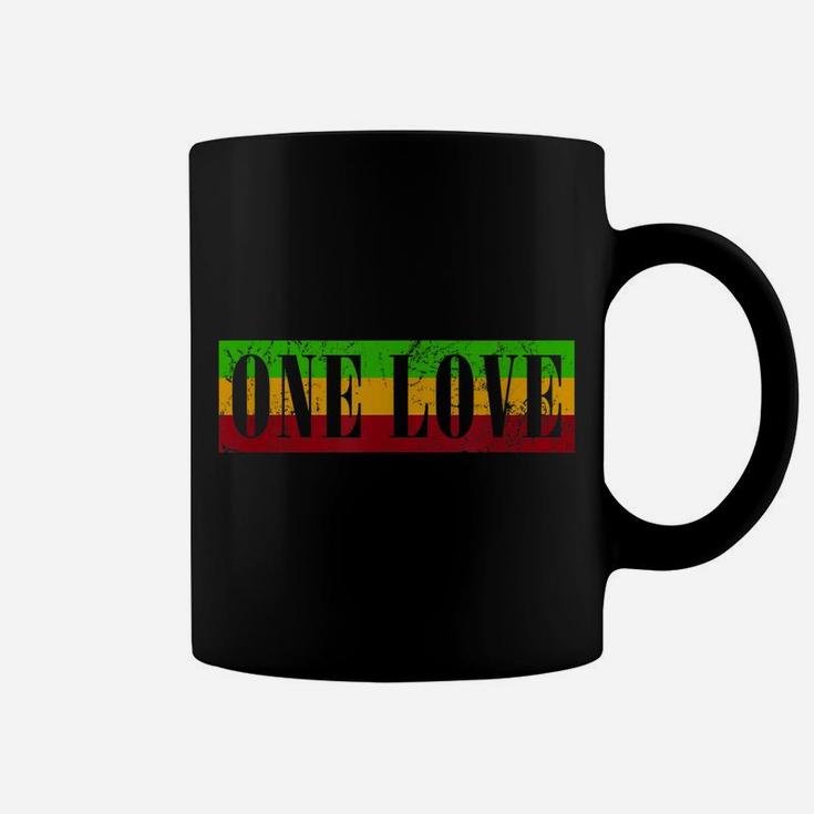 One Love Sign Rasta  Jamaica Retro Vintage Gift Coffee Mug