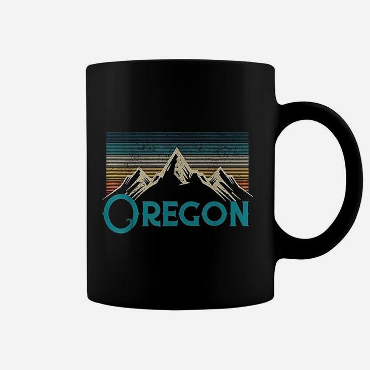 Oregon Vintage Mountains Retro Hiking Coffee Mug
