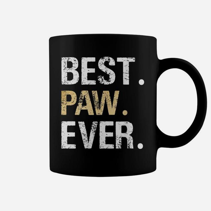 Paw Gift From Granddaughter Grandson Best Paw Ever Coffee Mug