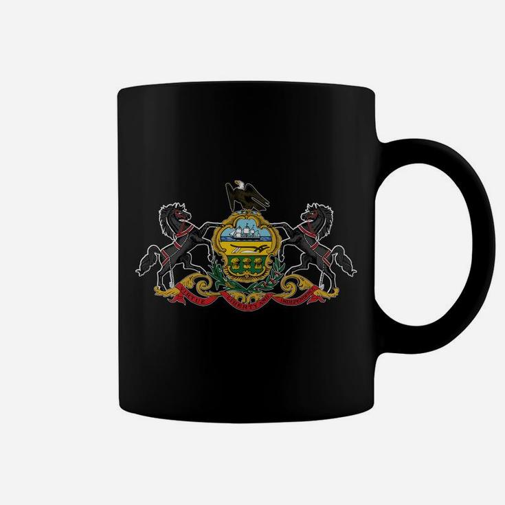 Pennsylvania Flag Sweatshirt Vintage Retro State Flag Hoodie Coffee Mug