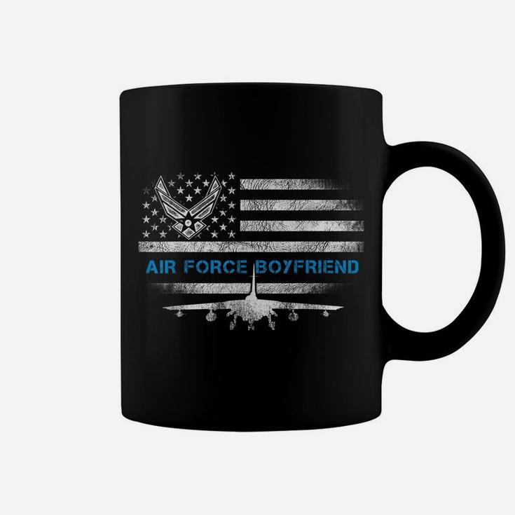 Proud Air Force Boyfriend Shirt Veteran Flag Gift For Mens Coffee Mug