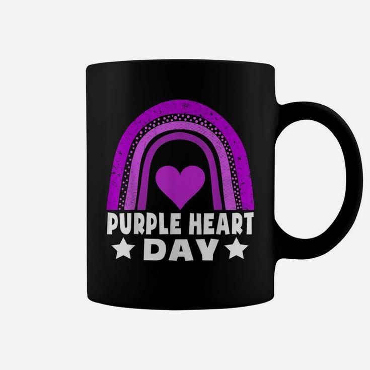 Purple Heart Day Military Us Combat Veteran Women Men Kids Coffee Mug
