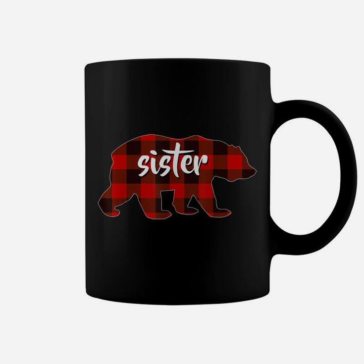 Red Plaid Sister Buffalo Matching Family Pajama Christmas Coffee Mug