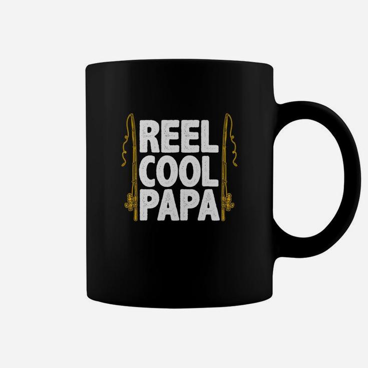 Reel Cool Papa Funny Fishing Shirt For Men Coffee Mug