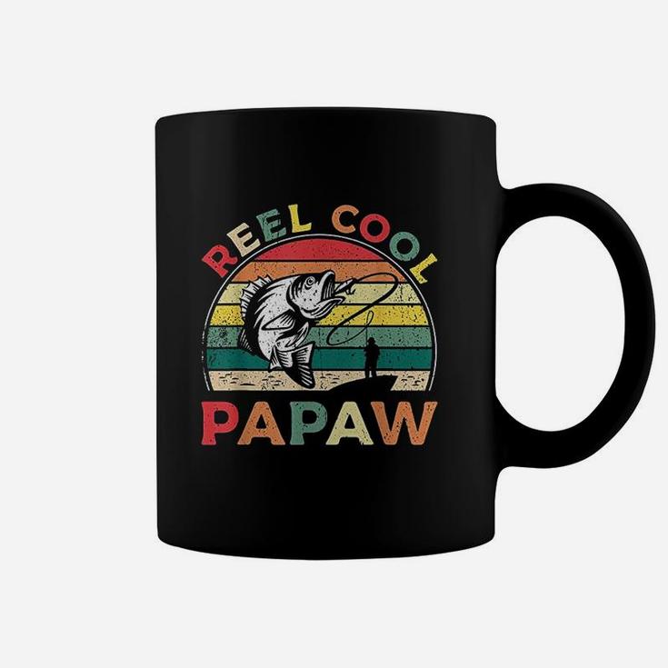 Reel Cool Papaw Vintage Bass Fishing Coffee Mug