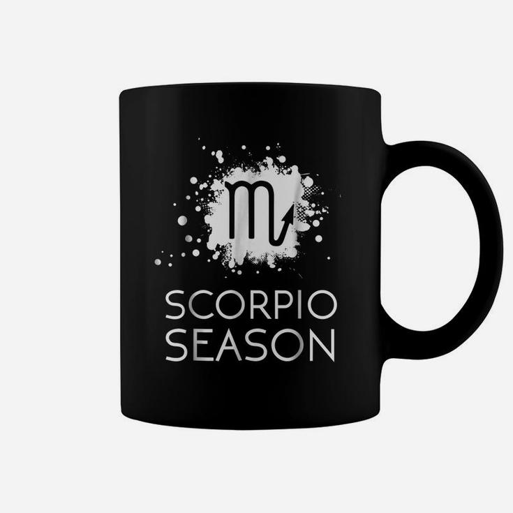 Scorpio Season Zodiac Sign Horoscope T Shirt Coffee Mug