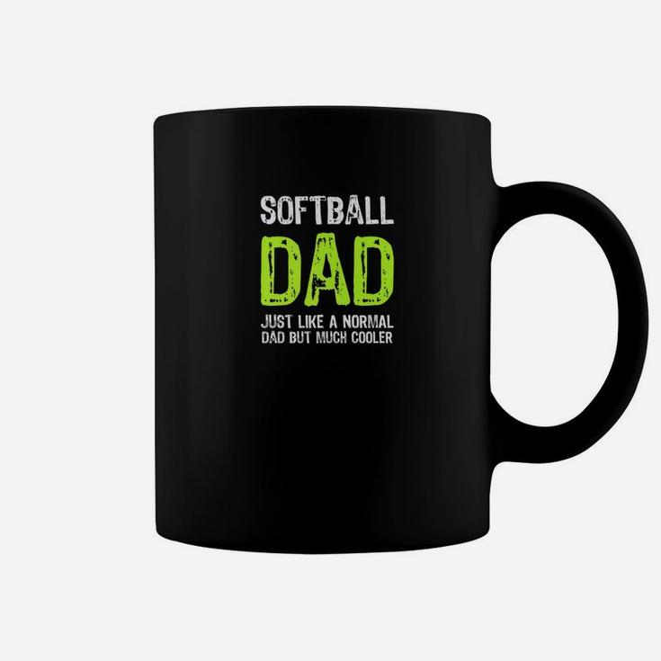 Softball Dad But Much Cooler Enthusiast Hobbyist Coffee Mug