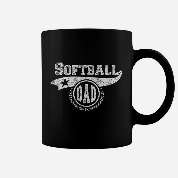 Softball Dad Fathers Day Gift Father Sport Men Coffee Mug