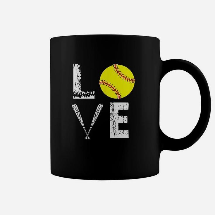 Softball Love Girls Forever Best Funny Birthday Gift Coffee Mug