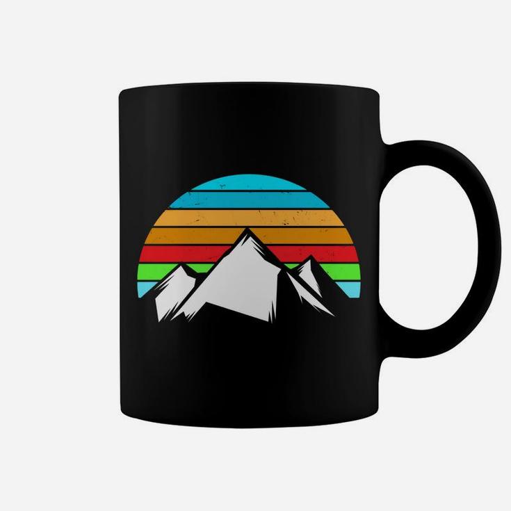 St George Utah Retro Circle Mountain Graphics Coffee Mug