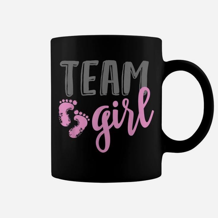 Team Girl Gender Reveal Baby Shower Shirt Coffee Mug