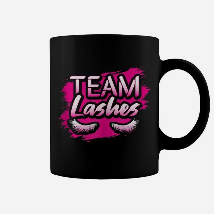 Team Lashes Gender Reveal Baby Shower Party Staches Idea Coffee Mug