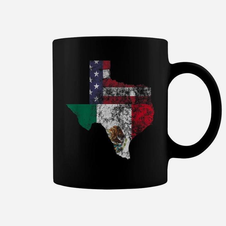 Texas Mexico American Flag Cinco De Mayo Mexican T Shirt Coffee Mug