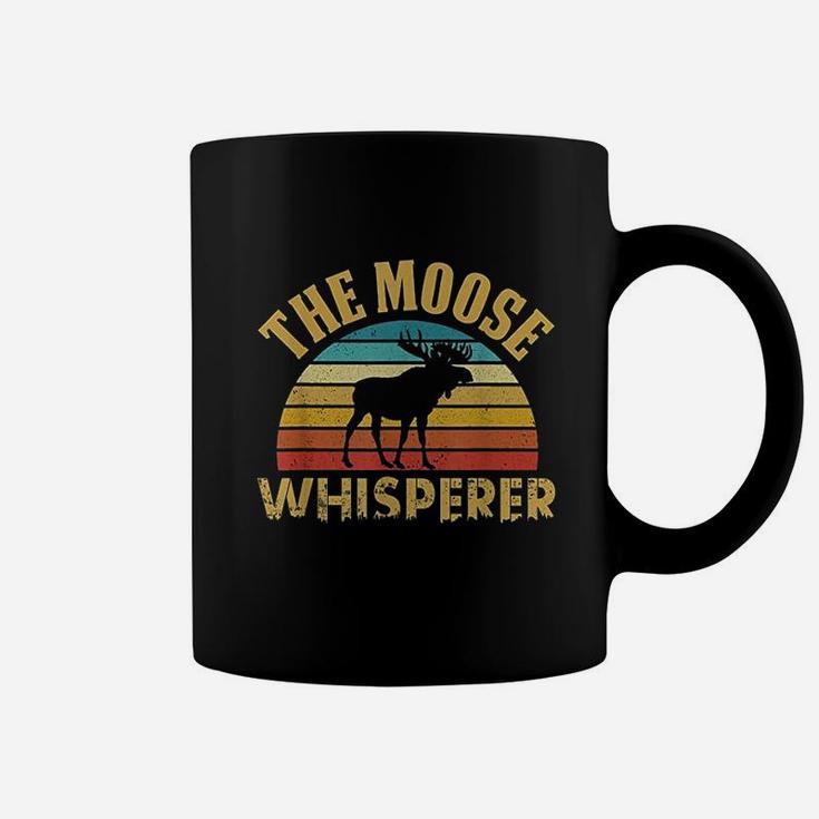 The Moose Whisperer Funny Moose Lover Camper Gift Coffee Mug