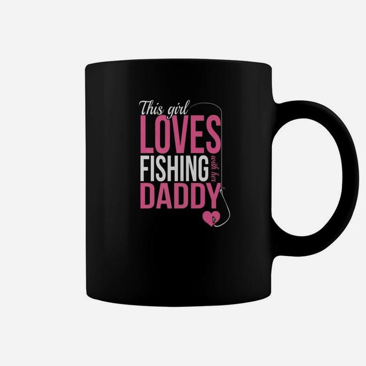 This Girl Loves Fishing With Her Daddy Coffee Mug