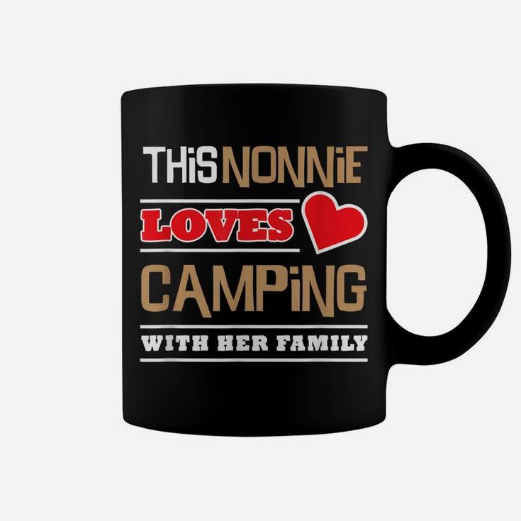 This Nonnie Loves Camping With Her Family Grandma Camp Coffee Mug