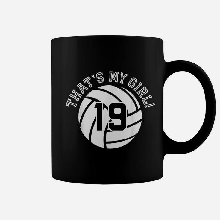 Unique That Is My Girl Volleyball Player Mom Or Dad Gifts Coffee Mug
