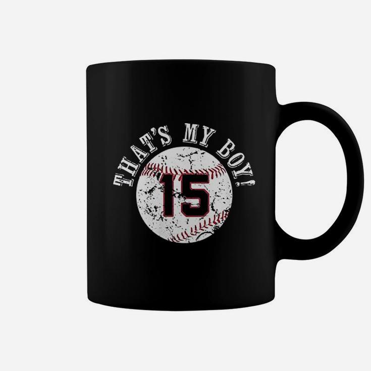 Unique Thats My Boy Baseball Player Mom Or Dad Gifts Coffee Mug