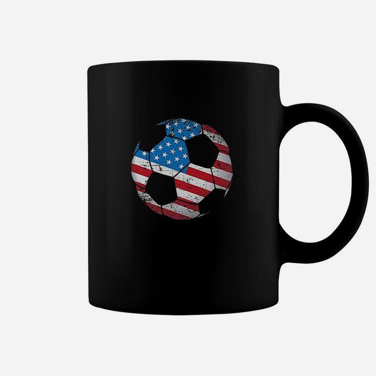 United States Soccer Ball Flag Jersey - Usa Football Coffee Mug