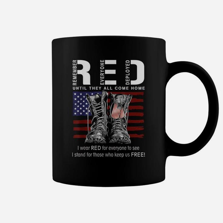 Until They Come Home My Soldier Red Friday Military Us Flag Coffee Mug