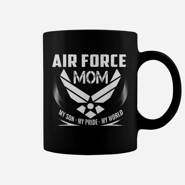 Veteran 365 Air Force Mom My Son My Pride My World Coffee Mug