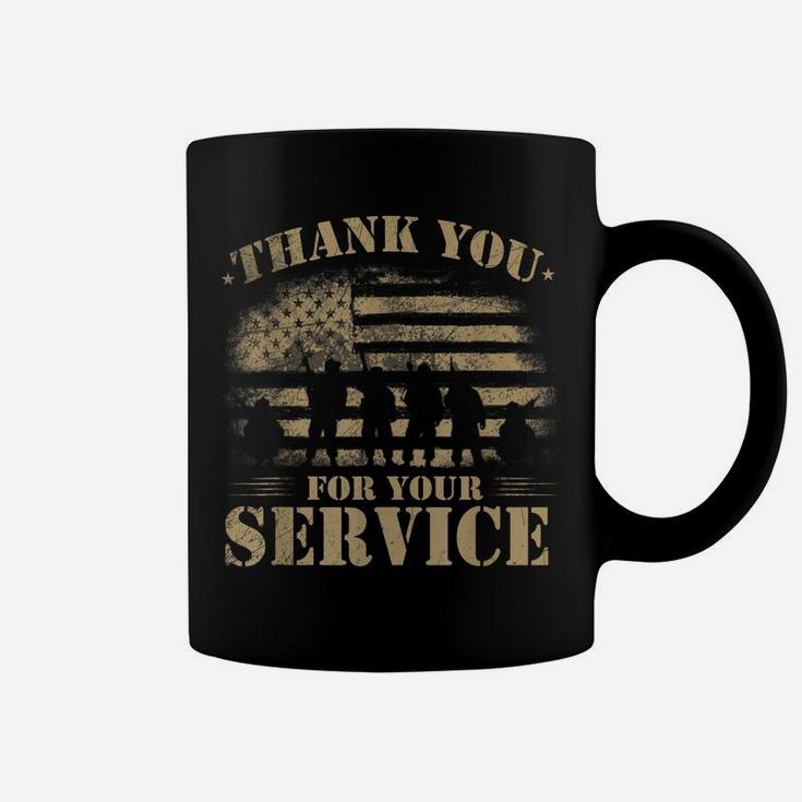 Veteran 365 Vintage Veteran Thank You For Your Service Coffee Mug