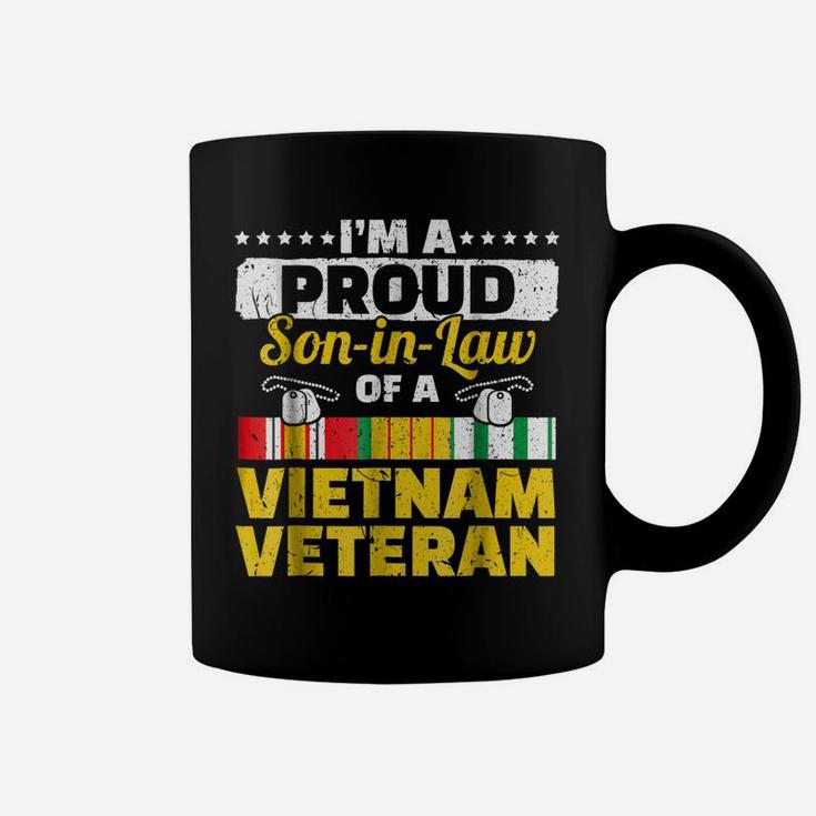 Vietnam Veteran Shirts Proud Son-In-Law Tees Men Boys Gifts Coffee Mug