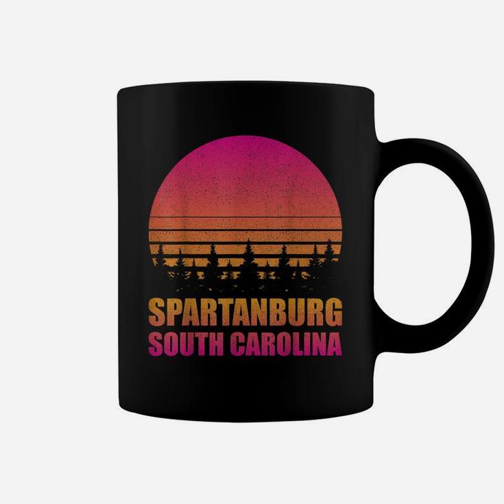 Vintage Spartanburg South Carolina Sc Retro 80S 90S Graphic Coffee Mug