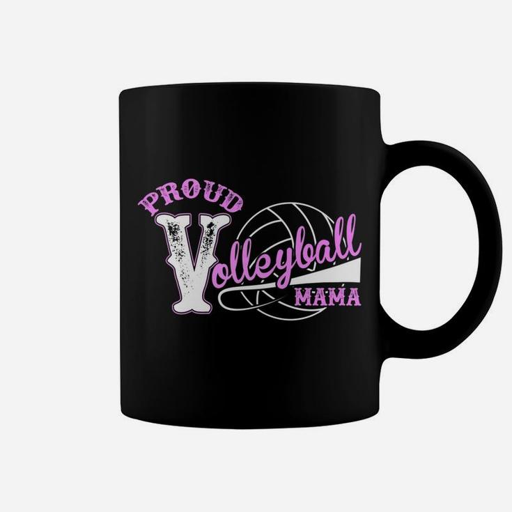 Volleyball For Women Proud Volleyball Mama Coffee Mug