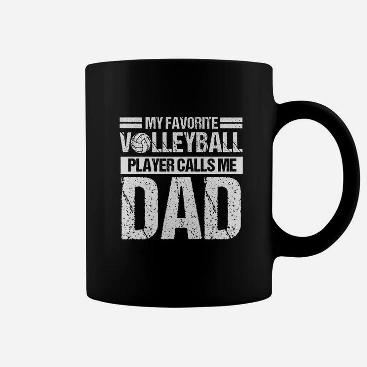 Volleyball Player Calls Dad Fathers Day Gift Coffee Mug