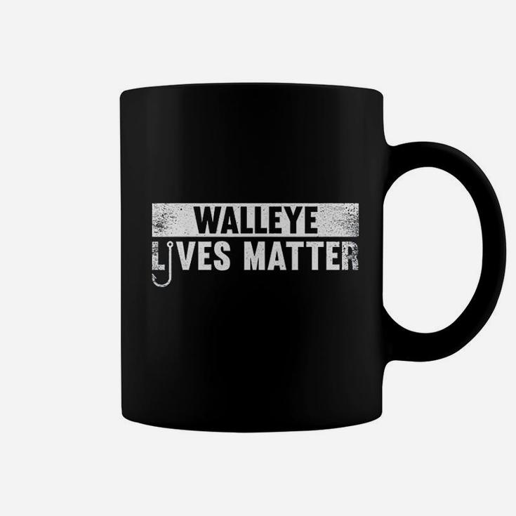 Walleye Lives Matter Funny Fishing Walleye Quote Gift Coffee Mug
