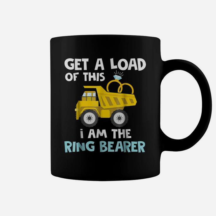 Wedding Shirts Ring Bearer Funny Truck Shirts Boys Men Gifts Coffee Mug