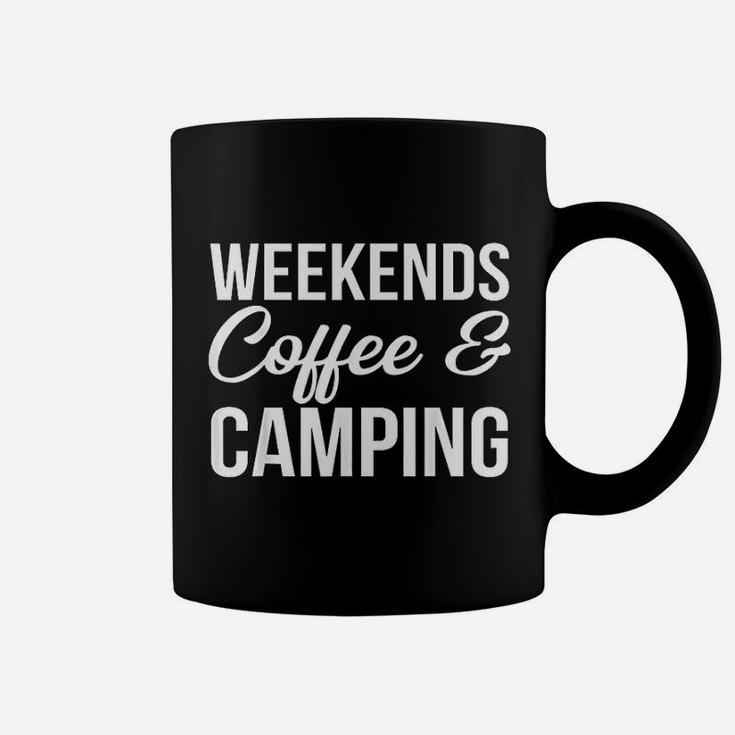 Weekends, Coffee And Camping Fun Camping And Coffee Design Coffee Mug