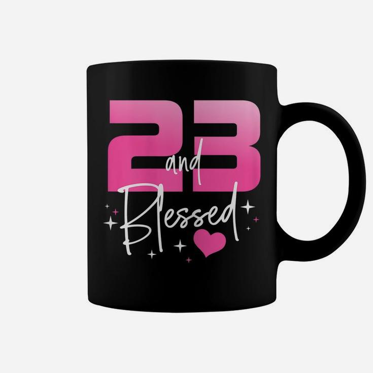 Womens 23 And Blessed Chapter 23 Year Old Gifts 23Rd Birthday Party Coffee Mug