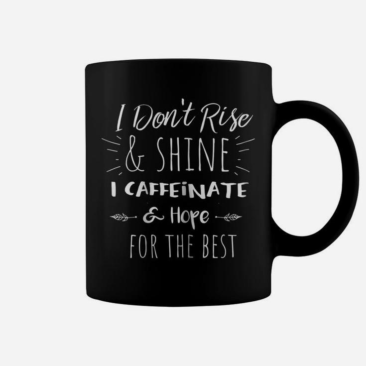 Womens Funny Coffee Shirt Coffee Lover Saying Gift For Her Mom Wine Coffee Mug