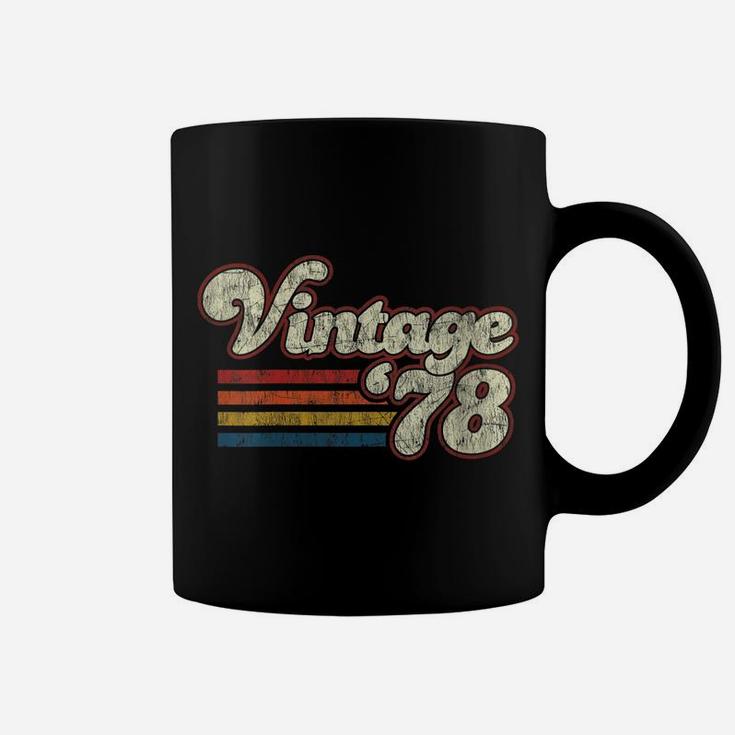 Womens Retro Vintage 1978 41St Birthday Top Coffee Mug