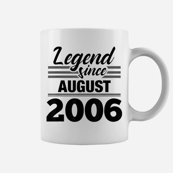 13Th Birthday Gift Legend Since August 2006 Coffee Mug