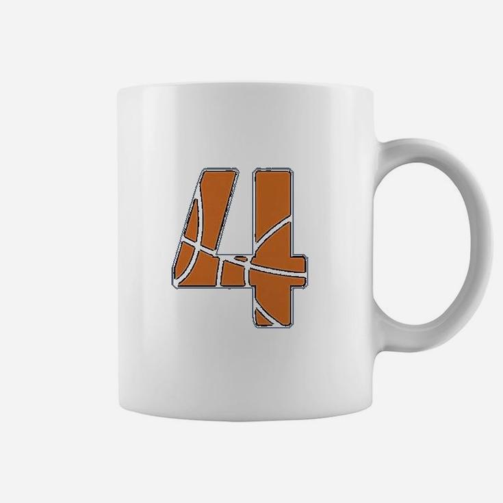 Basketball 4th Birthday Gift For Four Year Old Coffee Mug