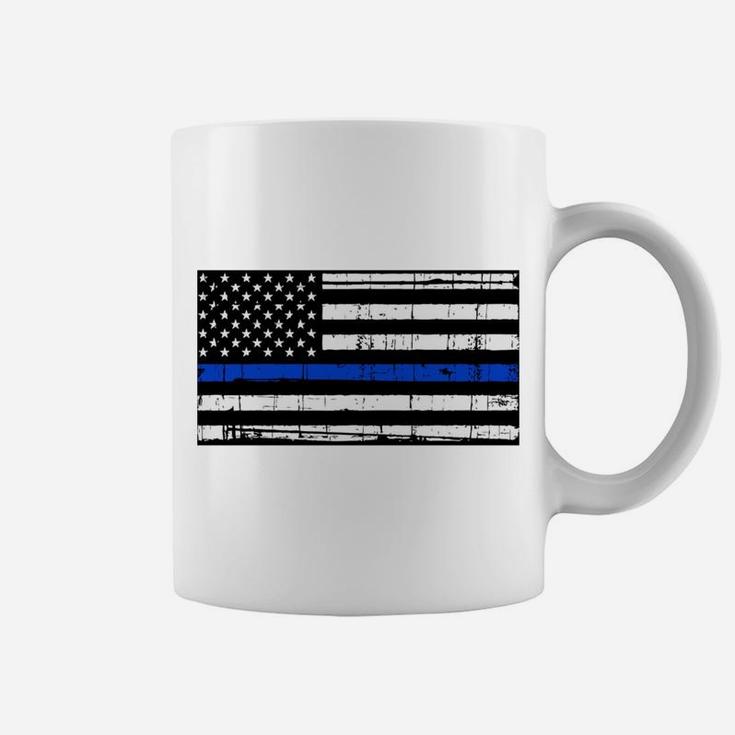 Be The Lion Not The Sheep Back The Blue Flag Police Sweatshirt Coffee Mug