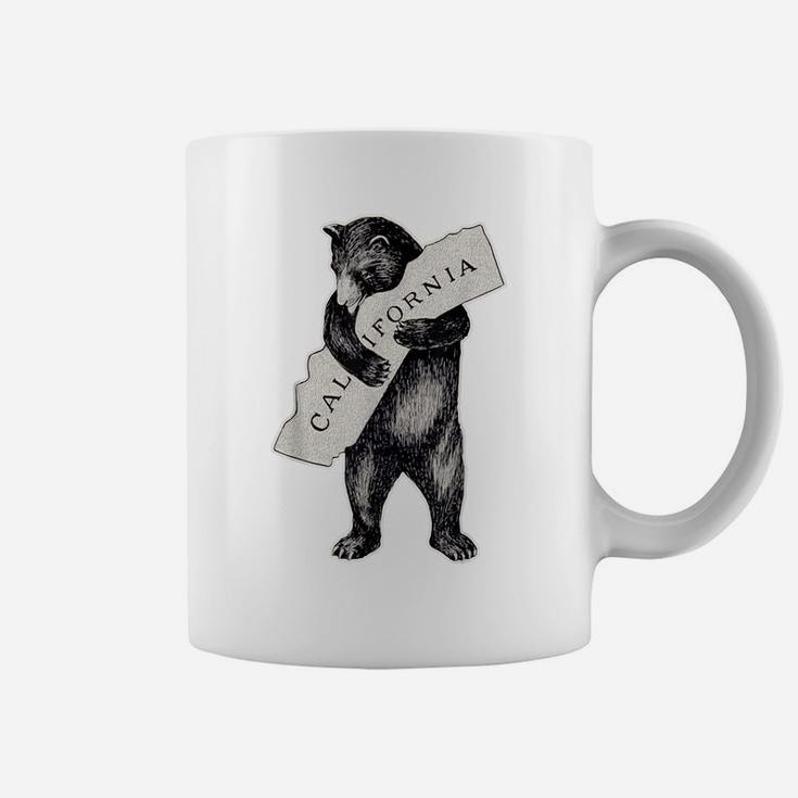 Bear Hug I Love California Shirt Art-Retro Vintage Cali Bear Coffee Mug