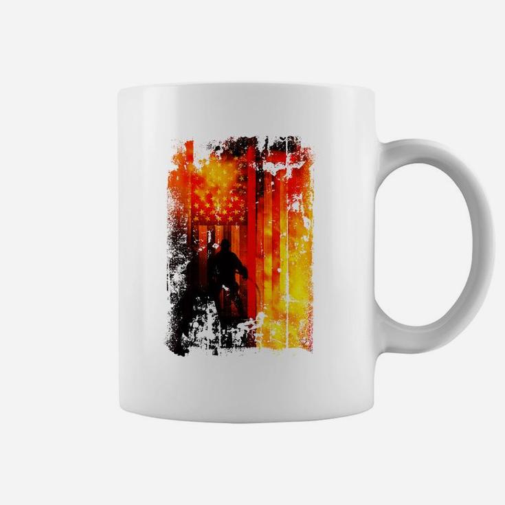 Epic Thin Red Line Flag For American Firefighters Fire Dept Sweatshirt Coffee Mug