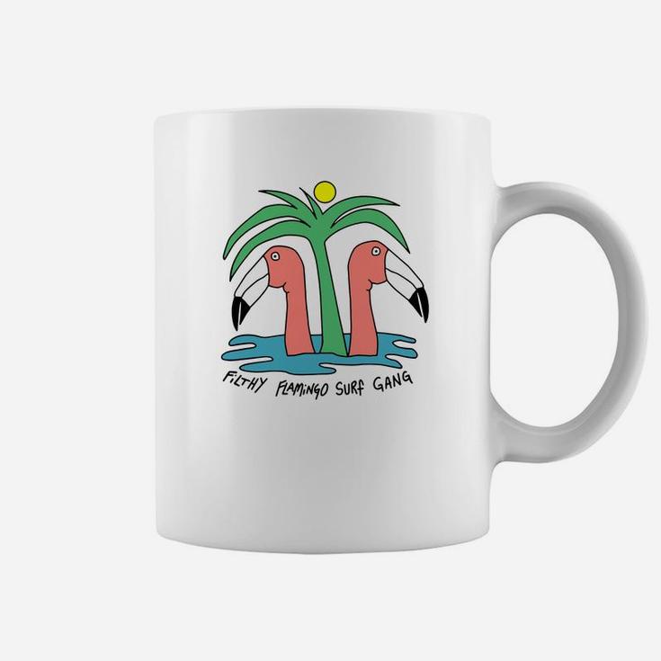 Filthy Flamingo Surf Gang Shirt, T Shirt, Tee Coffee Mug