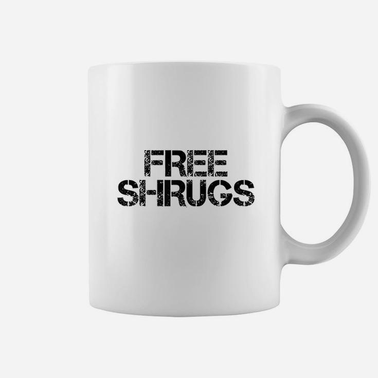 Free Shrugs Funny Hugs Gym Fitness Weight Gift Idea Coffee Mug