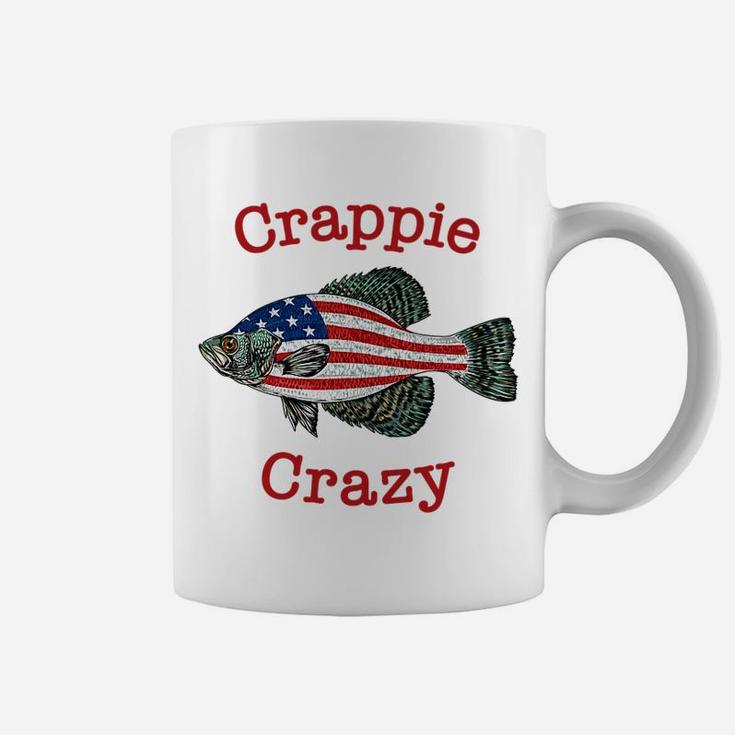Freshwater Fishing Gift Men Women Kids USA Black Crappie Coffee Mug