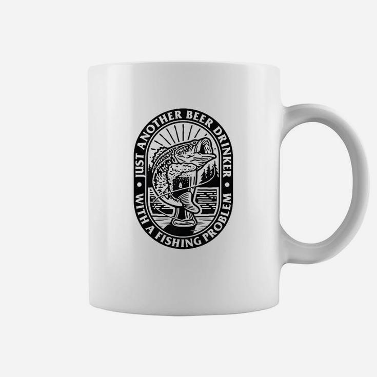 Funny Another Beer Drinker With A Fishing Problem For Dad Coffee Mug